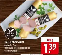 Famila Nord Ost Deli. Leberwurst Angebot
