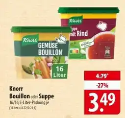 Famila Nord Ost Knorr Bouillon oder Suppe Angebot