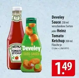 Famila Nord Ost Develey Sauce oder Heinz Tomato Ketchup Angebot