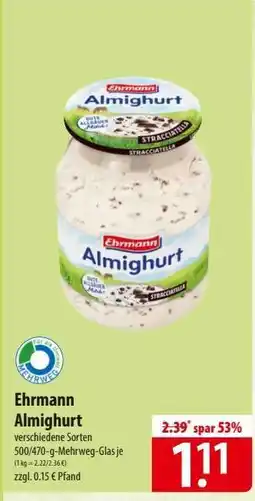 Famila Nord Ost EHRMANN Almighurt Angebot