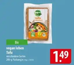 Famila Nord Ost vegan leben Tofu Angebot