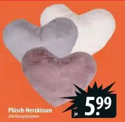 Famila Nord Ost Plüsch-Herzkissen Angebot