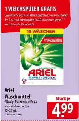 Famila Nord Ost Ariel Waschmittel Angebot