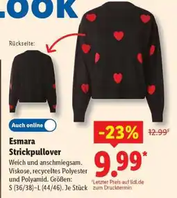 Lidl Esmara Strickpullover Angebot