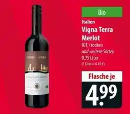 Famila Nord Ost Vigna Terra Merlot Angebot
