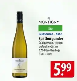 Famila Nord Ost SJ Montigny Bio Spätburgunder Angebot