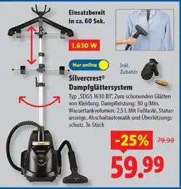 Lidl SILVERCREST Dampfglättersystem Angebot