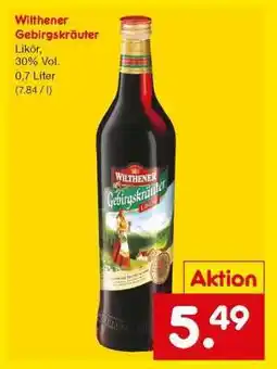 Netto Marken-Discount WILTHENER Gebirgskräuter Angebot