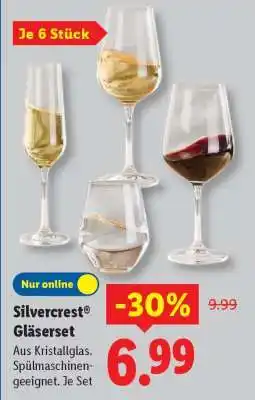 Lidl Silvercrest Gläserset Angebot