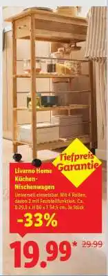Lidl LIVARNO home Küchen-Nischenwagen Angebot