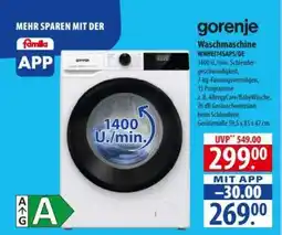 Famila Nord Ost gorenje Waschmaschine WNHEI74SAPS/DE Angebot