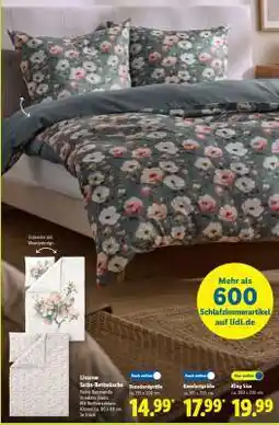 Lidl Livorno Satin-Bettwäsche Angebot