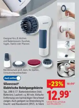Lidl SILVERCREST Elektrische Reinigungsbürste Angebot