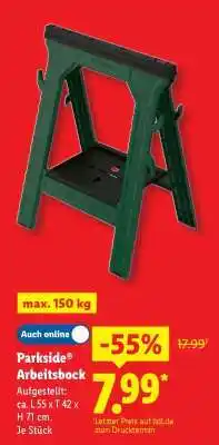 Lidl Parkside Arbeitsbock Angebot