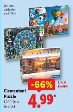 Lidl CLEMENTONI Puzzle Angebot