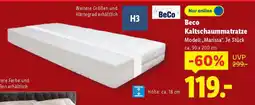 Lidl Beco Kaltschaummatratze Angebot