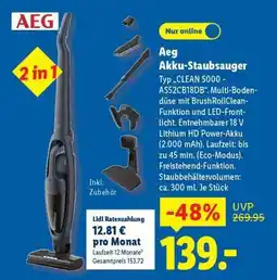 Lidl AEG Akku-Staubsauger Angebot