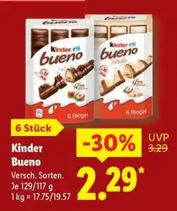 Lidl Kinder Bueno Angebot
