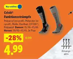 Lidl Crivit Funktionsstrümpfe Angebot