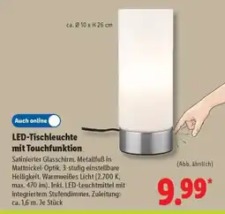 Lidl LED-Tischleuchte mit Touchfunktion Angebot