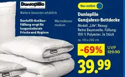 Lidl Dunlopillo Ganzjahres-Bettdecke Angebot