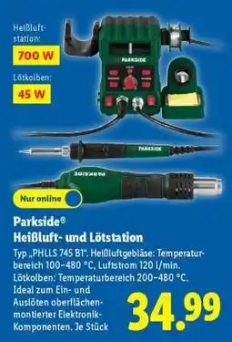 Lidl PARKSIDE Heißluft- und Lötstation Angebot
