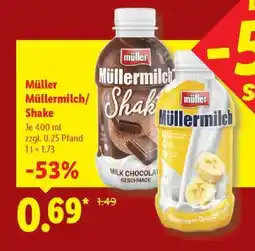 Lidl Müller Müllermilch/Shake Angebot