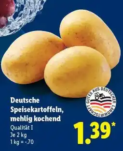 Lidl Deutsche Speisekartoffeln, mehlig kochend Angebot