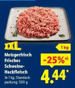 Lidl Metzgerfrisch Frisches Schweine­ Hackfleisch Angebot