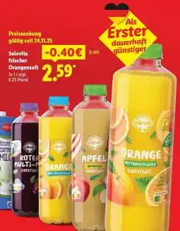 Lidl Solevita Frischer Orangensaft Angebot