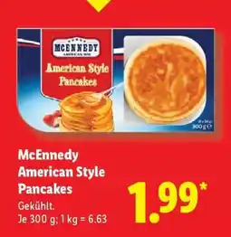 Lidl McEnnedy American Style Pancakes Angebot