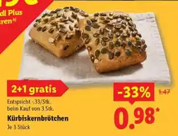 Lidl Kürbiskernbrötchen Angebot
