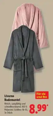Lidl Livarno Bademantel Angebot