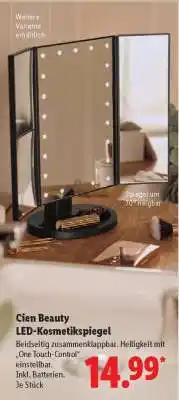 Lidl Cien BEAUTY LED-Kosmetikspiegel Angebot