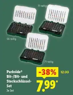 Lidl PARKSIDE Bit-/Bit- und Steckschlüssel-Set Angebot