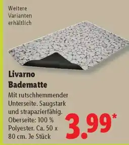 Lidl Livarno Badematte Angebot