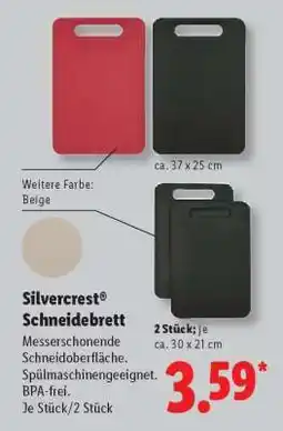 Lidl Silvercrest Schneidebrett Angebot
