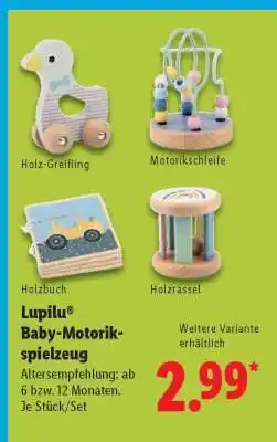 Lidl lupilu Baby-Motorikspielzeug Angebot