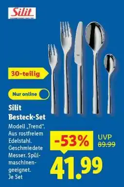 Lidl Silit Besteck-Set Angebot