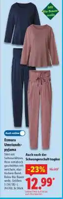 Lidl Esmara Umstands-pyjama Angebot