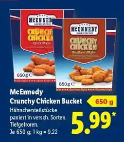 Lidl McEnnedy Crunchy Chicken Bucket Angebot