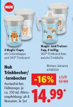 Lidl Nuk Trinkbecher/-lernbec Angebot