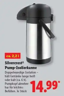 Lidl Silvercrest Pump-Isolierkanne Angebot