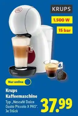 Lidl Krups Kaffeemaschine Angebot