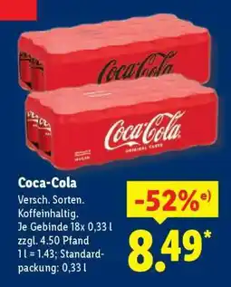 Lidl Coca-Cola Angebot