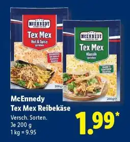 Lidl McEnnedy Tex Mex Reibekäse Angebot