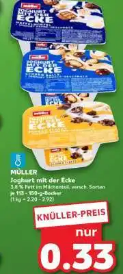 Kaufland Joghurt mit der Ecke Angebot