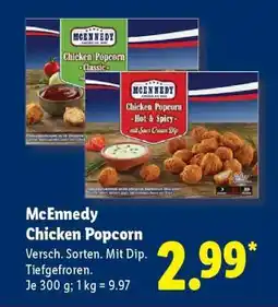 Lidl McEnnedy Chicken Popcorn Angebot