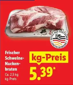 Lidl Frischer Schweine-nackenbraten Angebot