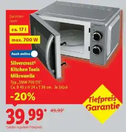 Lidl SILVERCREST KITCHEN TOOLS Mikrowelle Angebot